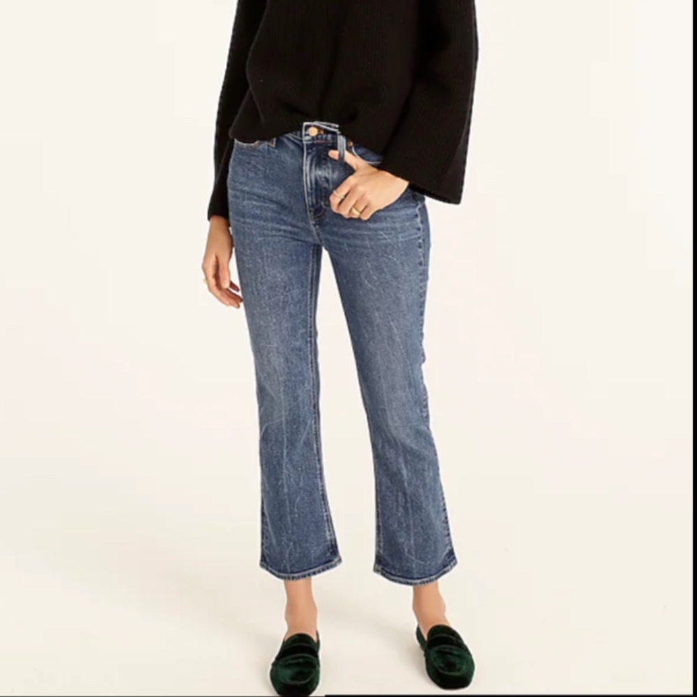 J. Crew 9"demi-boot crop jean size 29 NWT